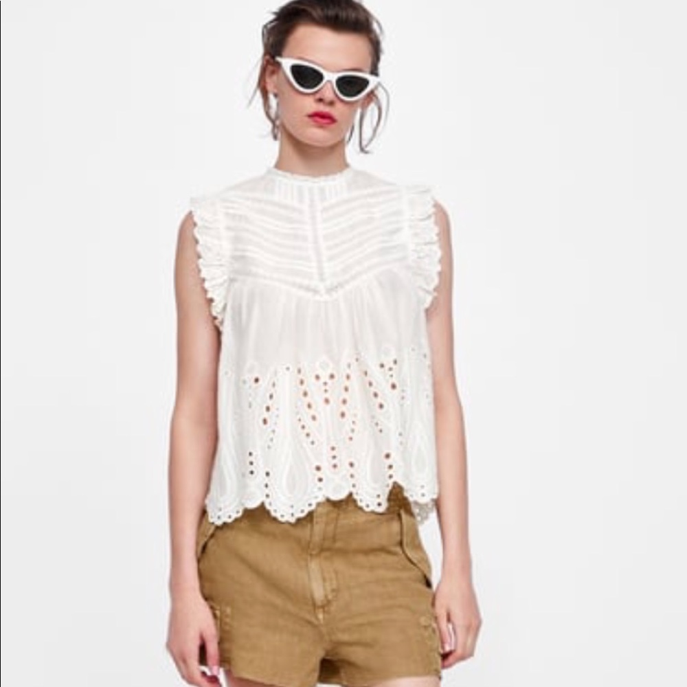 Eyelet Blouse